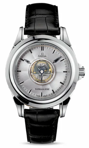 Omega De Ville Tourbillon Platinum / Silver 5943.40.31 (59434031)